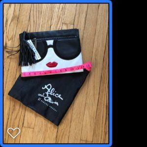 Alice & Olivia face leather bag